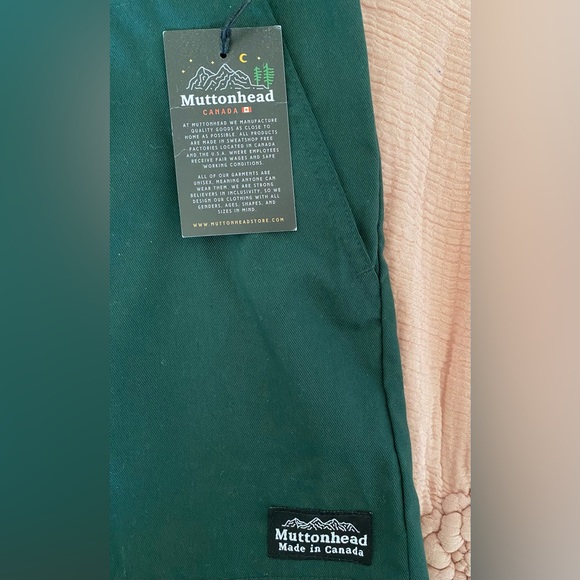 Muttonhead Track Shorts - Forest Green - Picture 3 of 4